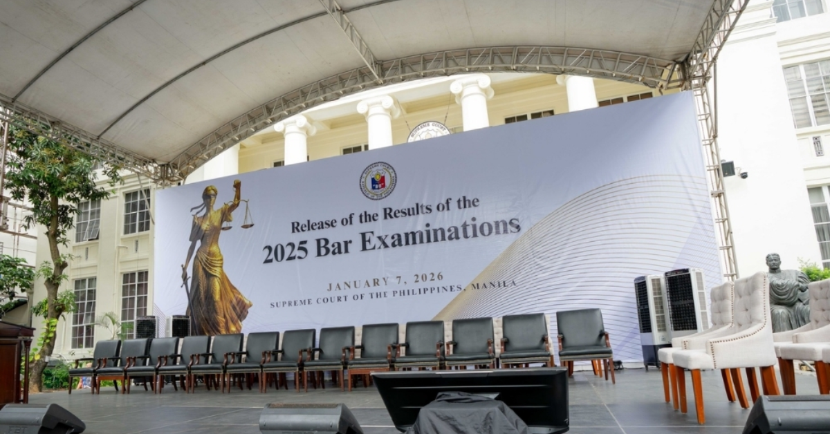 UP graduate tops 2025 Bar exams as passing rate rises to 48.98%