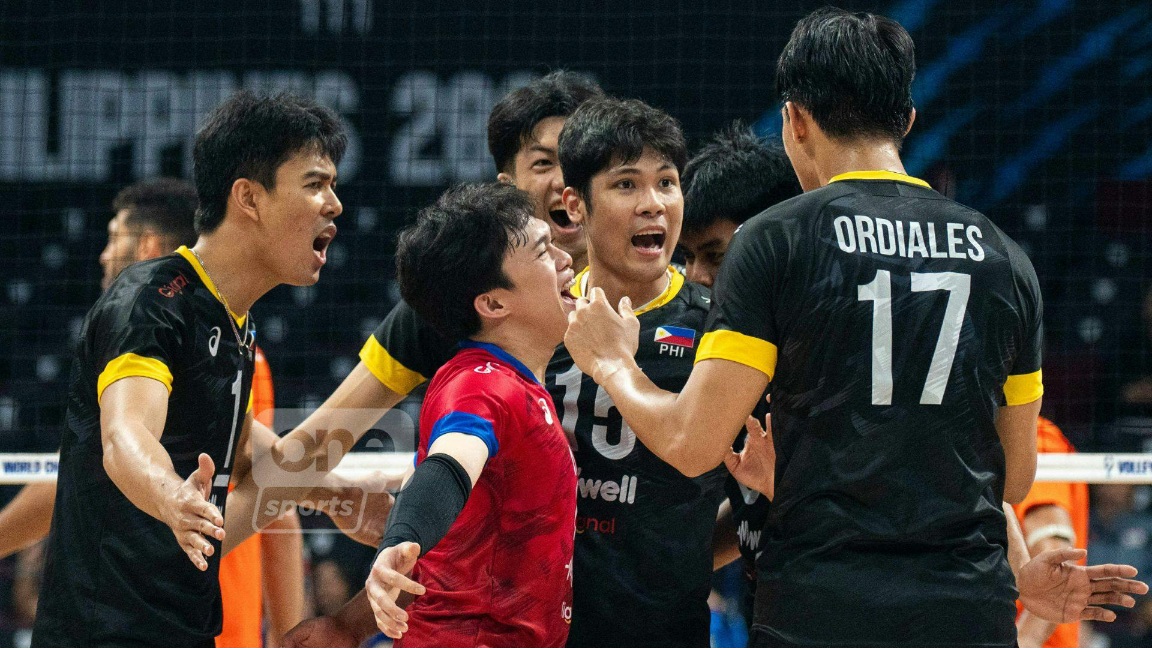 Alas Pilipinas pinatumba ang world No. 21 Egypt sa FIVB Men’s World Championship