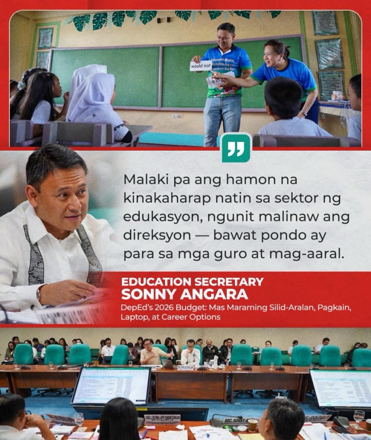 DepEd tiniyak: ₱928.52B budget sa 2026, direktang mapupunta sa guro at mag-aaral