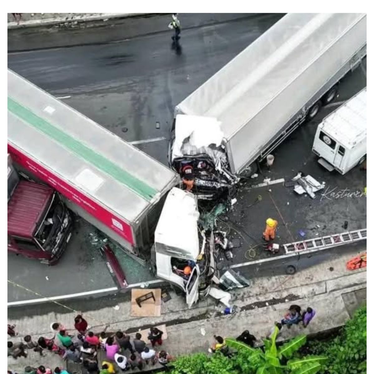 3 patay sa salpukan ng dalawang truck sa Quezon Province