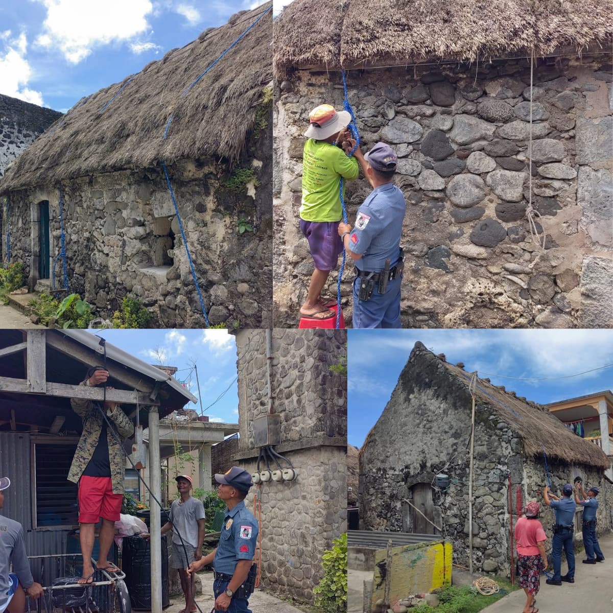 Mga residente sa Sabtang, Batanes, naghahanda sa pagdating ng super typhoon Nando, mga kabahayan itinali na