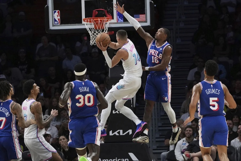 Heat tinalo ang 76ers; Kel’el Ware nagpakitang-gilas sa panalo ng Miami