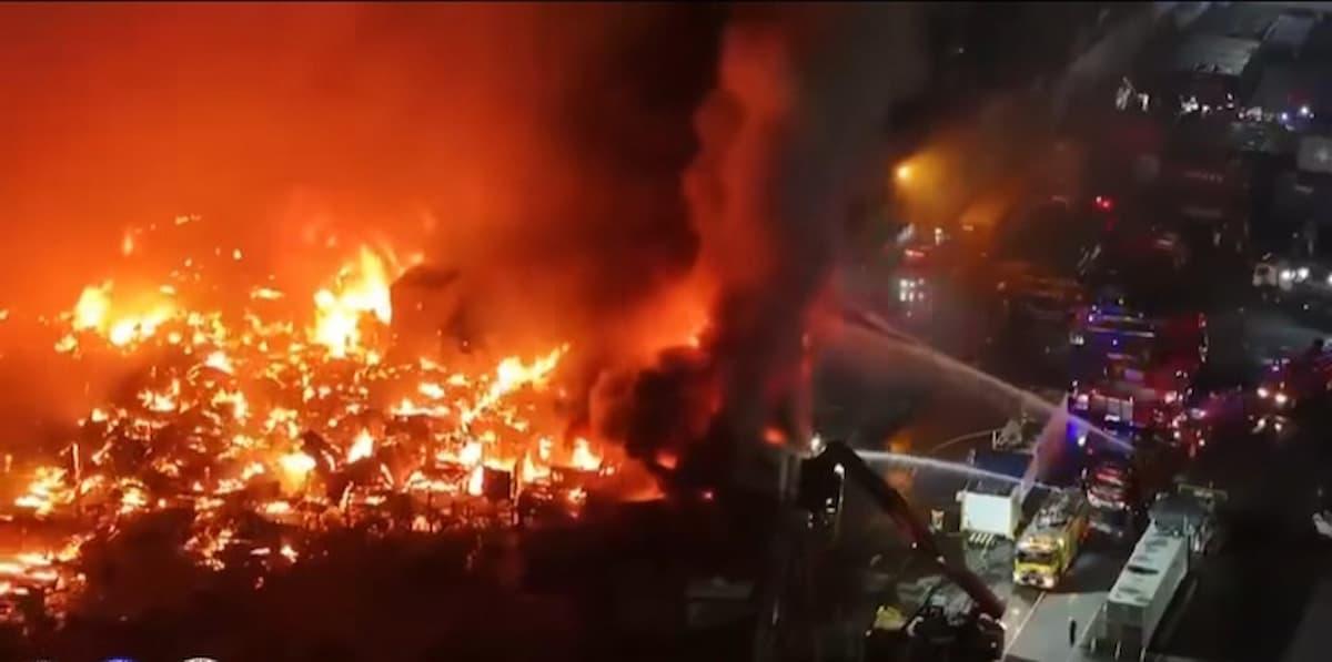 Malaking sunog sa Tondo, umabot sa Task Force Bravo