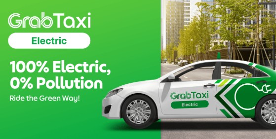 Unang e-taxi fleet ng Grab, sasabak na sa Metro Manila