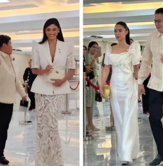 SONA 2025 fashion face-off: Heart vs. Pia, suot ang puting Filipiniana