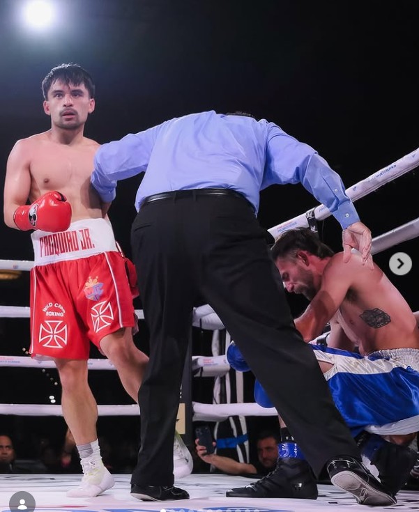 Jimuel Pacquiao scores knockout, lands first pro win in style