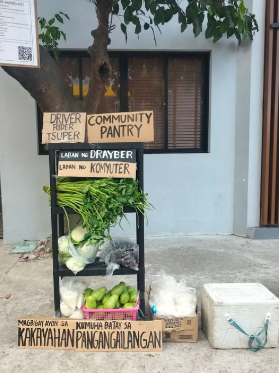 Patreng Non strikes again: Maginhawa pantry returns, this time for ‘drayber, tsuper at riders’