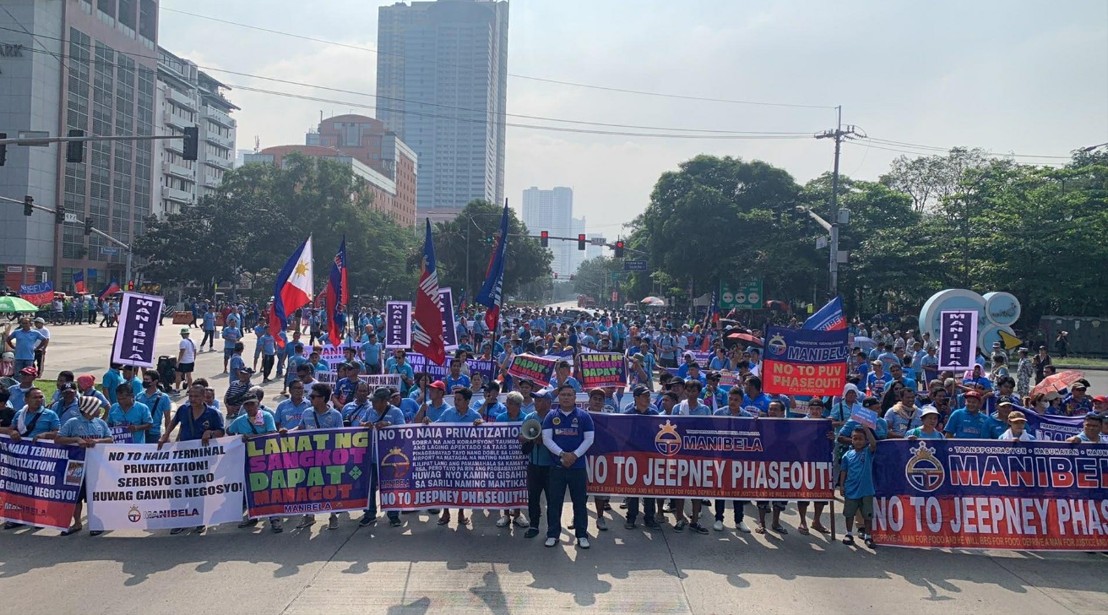 Manibela, itinigil ang transport strike sa Day 2 matapos makipagpulong sa DOTr
