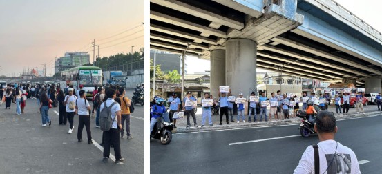 Manibela, Piston call out government’s ‘band-aid’ fixes, grind Metro Manila to a halt … again