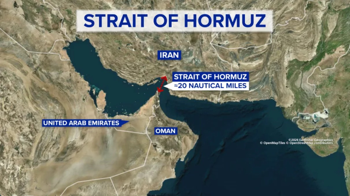 Iran shuts strait once more, ships caught in crossfire