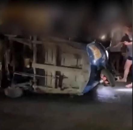 Tsuper ng tricycle, nasawi matapos tumaob ang sinasakyan sa Antipolo