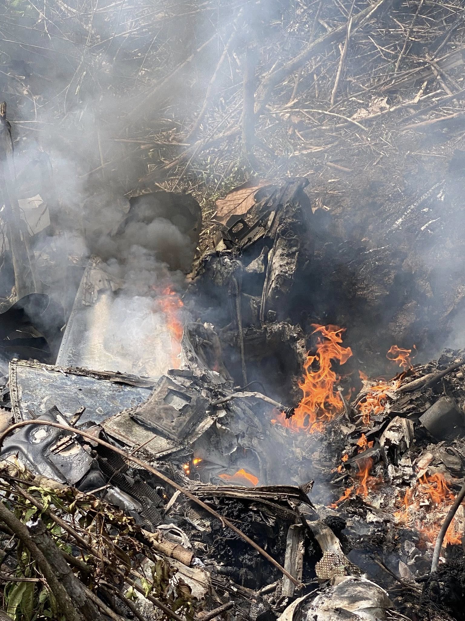 Bangkay ng 6 PAF personnel sa bumagsak na chopper narekober sa Agusan del Sur