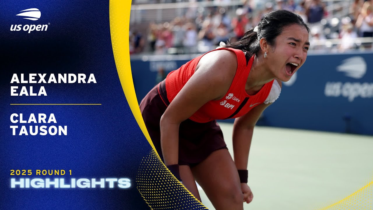 Historic win ni Alex Eala sa US Open bigong pigilan ni Clara Tauson
