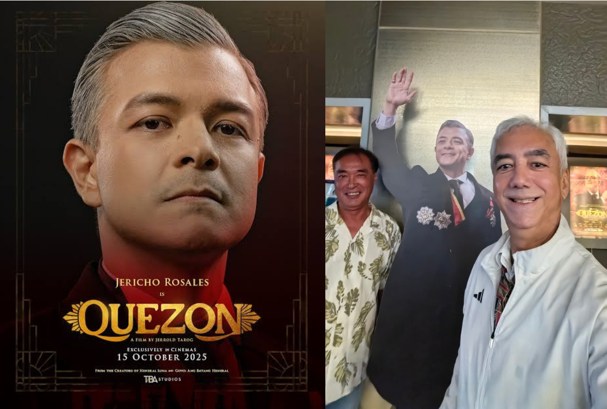 Apo ni Pangulong Quezon hinarap sina Jerrold Tarog at Jericho Rosales matapos ang screening ng 'Quezon'