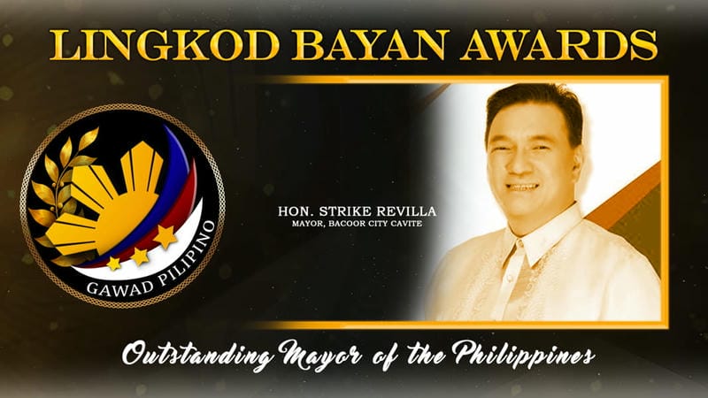 Bacoor Mayor Strike Revilla, Top City Mayor sa Gawad Pilipino Lingkod Bayan Awards 2024
