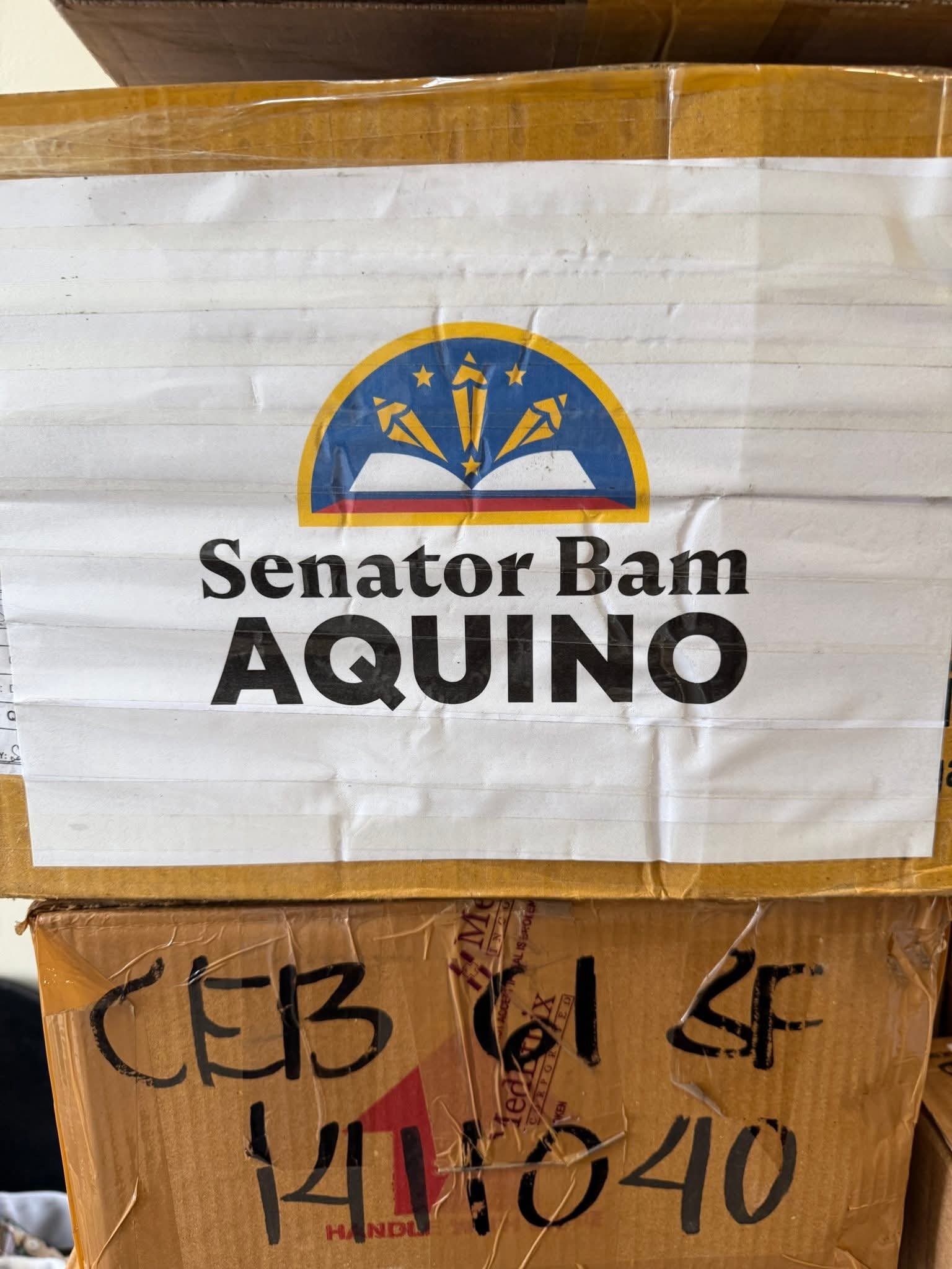 Senator Bam Aquino, nagbigay ng donasyon ng antibiotics para sa Cebu flood victims