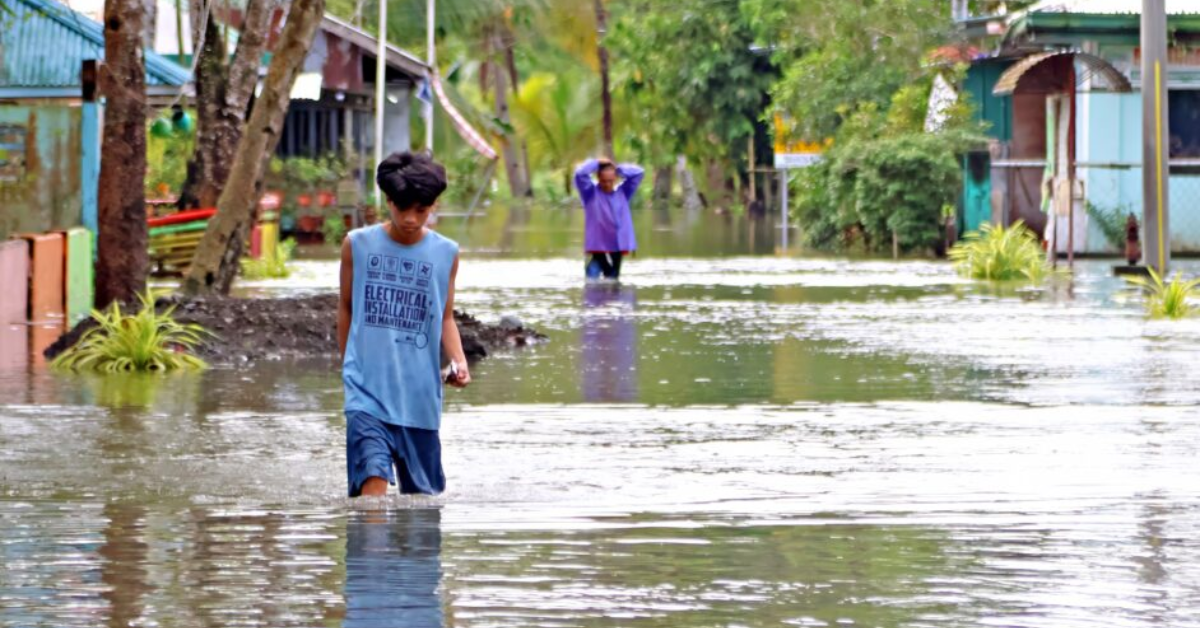 Knee-deep water swamps classrooms due to Basyang— learning disrupted, preparedness lacking?
