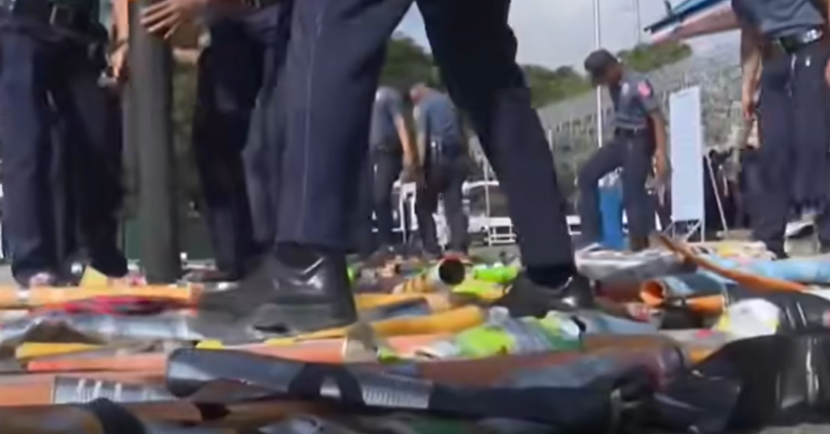 NCR police crack down on deadly ‘boga,’ destroy seized cannons before New Year