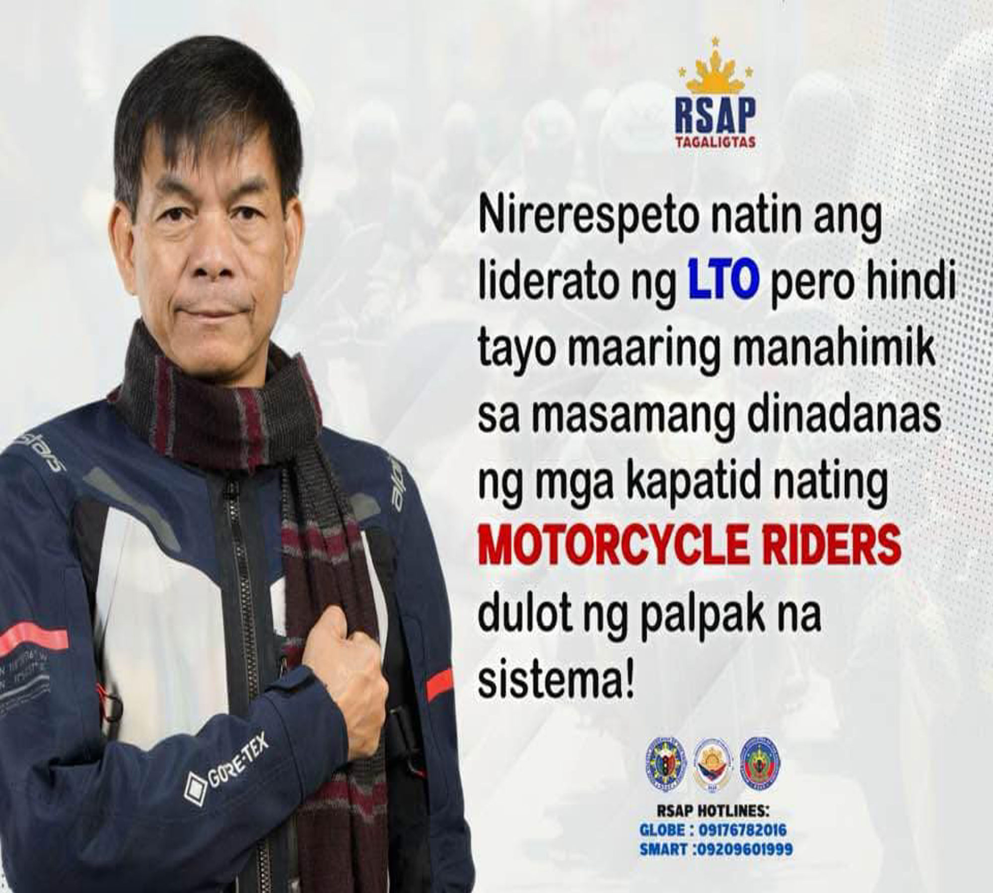 Are motorcycle riders being treated fairly? Col. Bosita questions enforcement of muffler rules