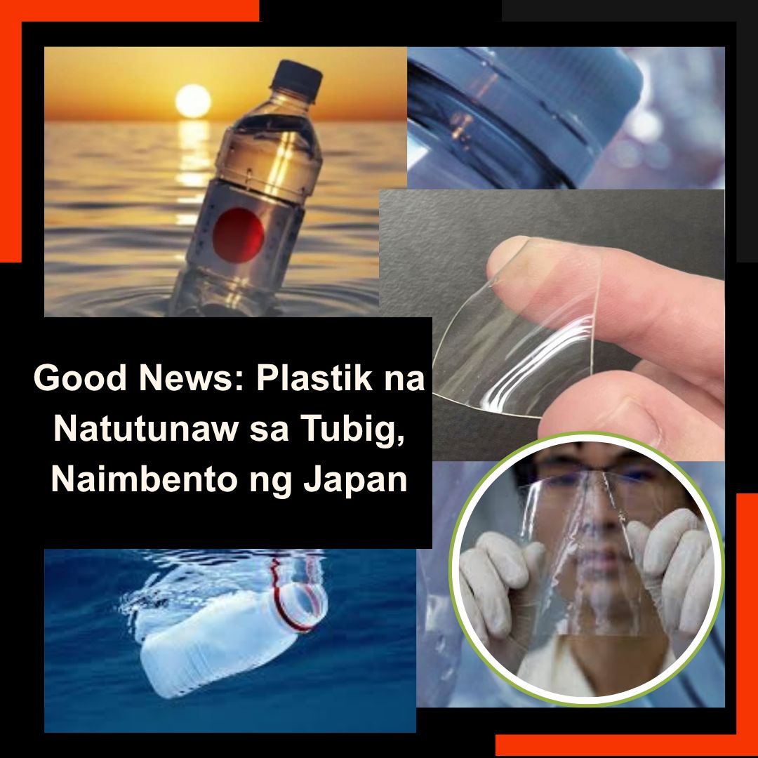 Good News: Plastik na natutunaw sa tubig naimbento ng Japan