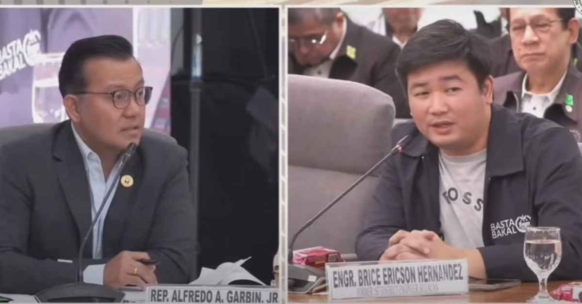 Pasabog ni Brice Hernandez sa Kongreso: May mga senador na involved sa flood control corruption