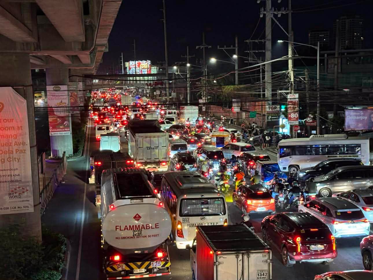 Marcos Highway nakaranas ng 'Christmas carmageddon'