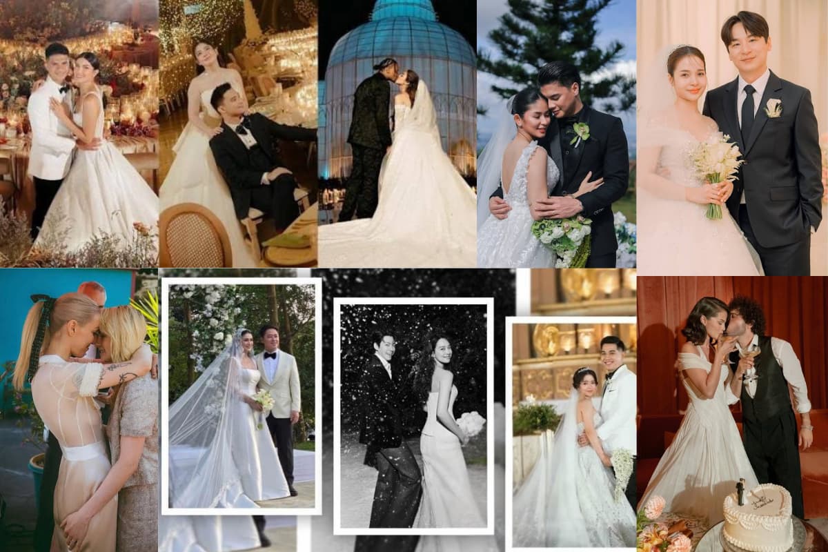 Pag-ibig ang bida: mga kasalang nagmarka sa showbiz noong 2025