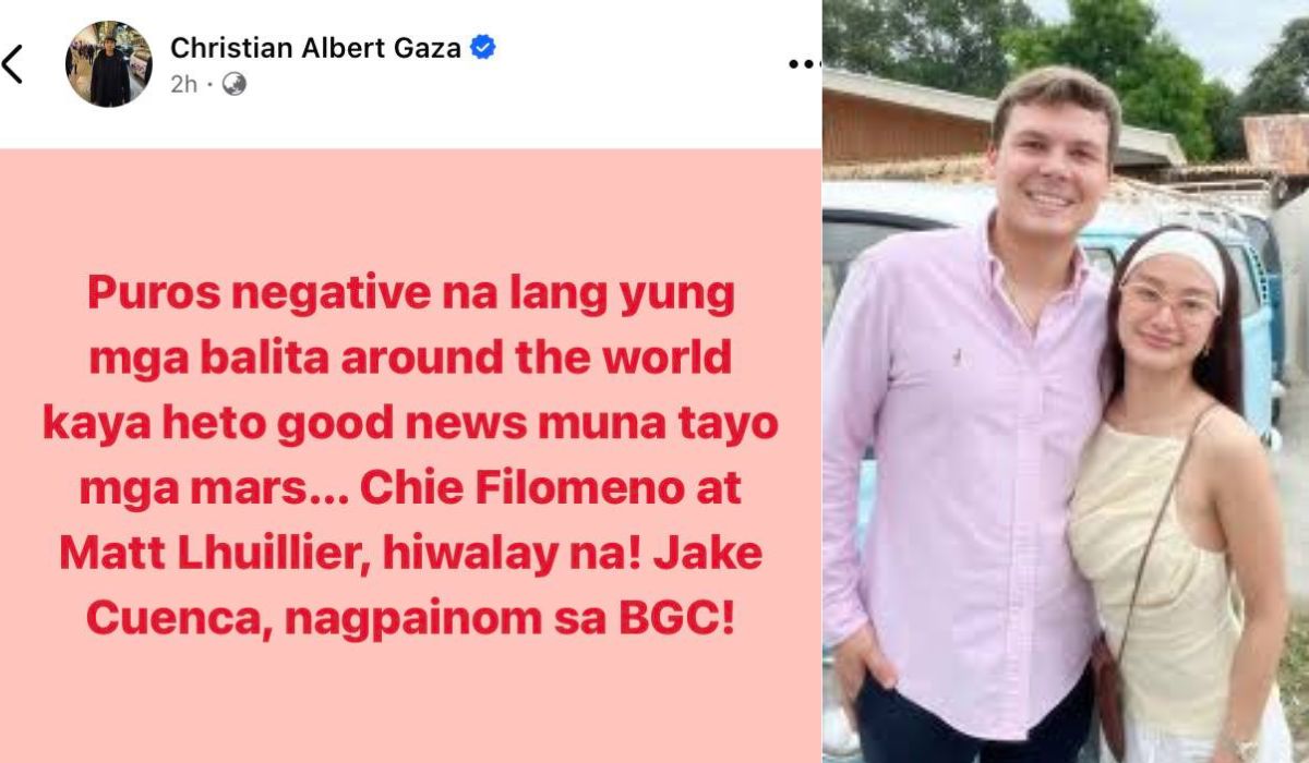 Hiwalay na nga ba? Chie Filomeno at Matt Lhuillier, sentro ng breakup rumors
