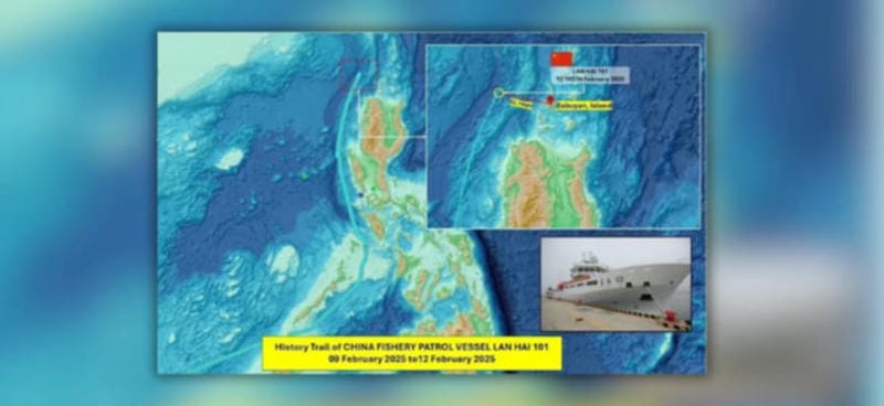 PCG: Barko Ng China Dumaan Malapit Sa Luzon Sa 'Kakaibang' Distansya