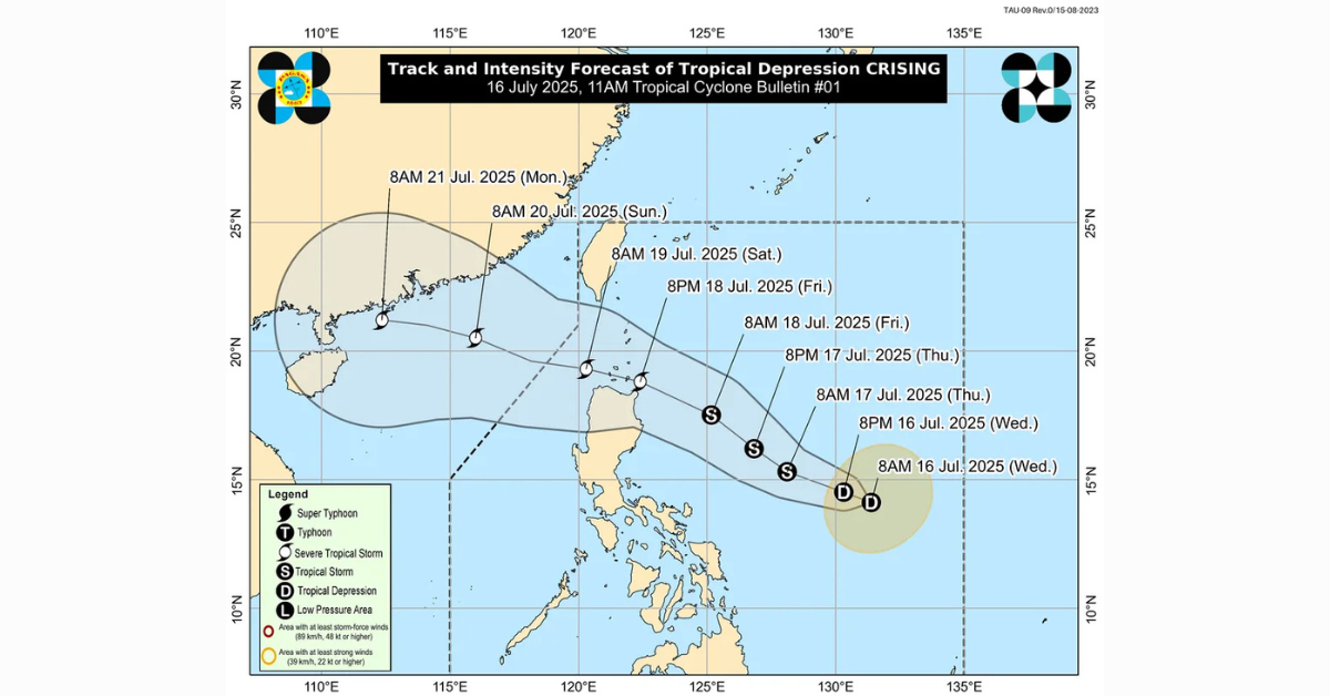 Crising lumalakas: 9 lugar sa Luzon nasa Signal No. 1