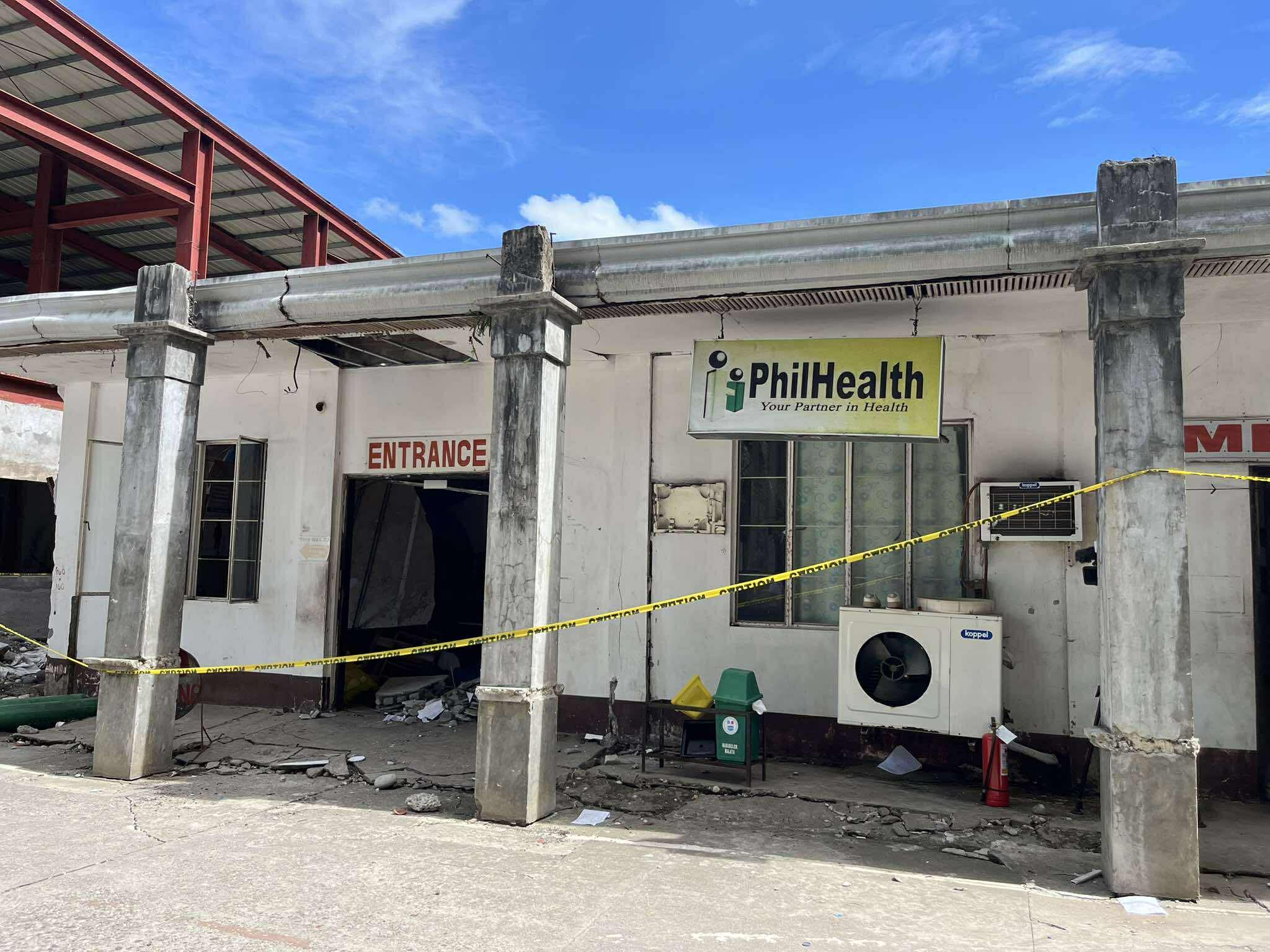 Davao Oriental Provincial Hospital sa Manay District, wasak at hindi na operational dahil sa lindol