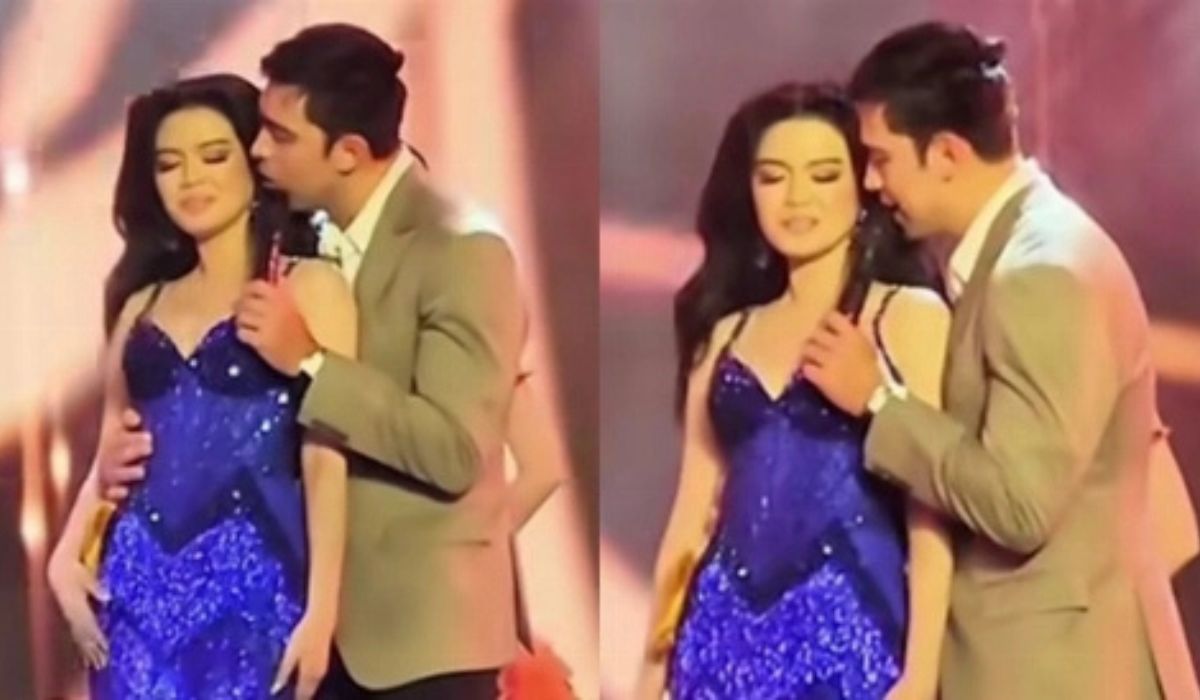 Kandidata na si Sam Aldeano, hindi nagustuhan ang paghawak ni Derrick Monasterio sa beauty pageant performance