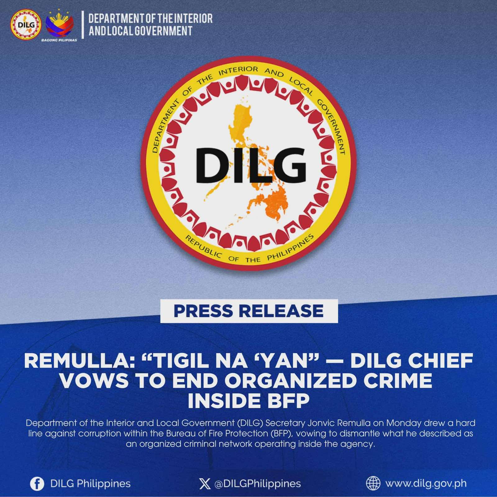 Remulla vows to end alleged organized crime in BFP — Can internal cleansing restore public trust?