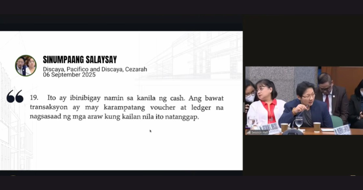 Discaya couple, pinayagang umalis sa Senado para hanapin ang ledger ng DPWH transactions