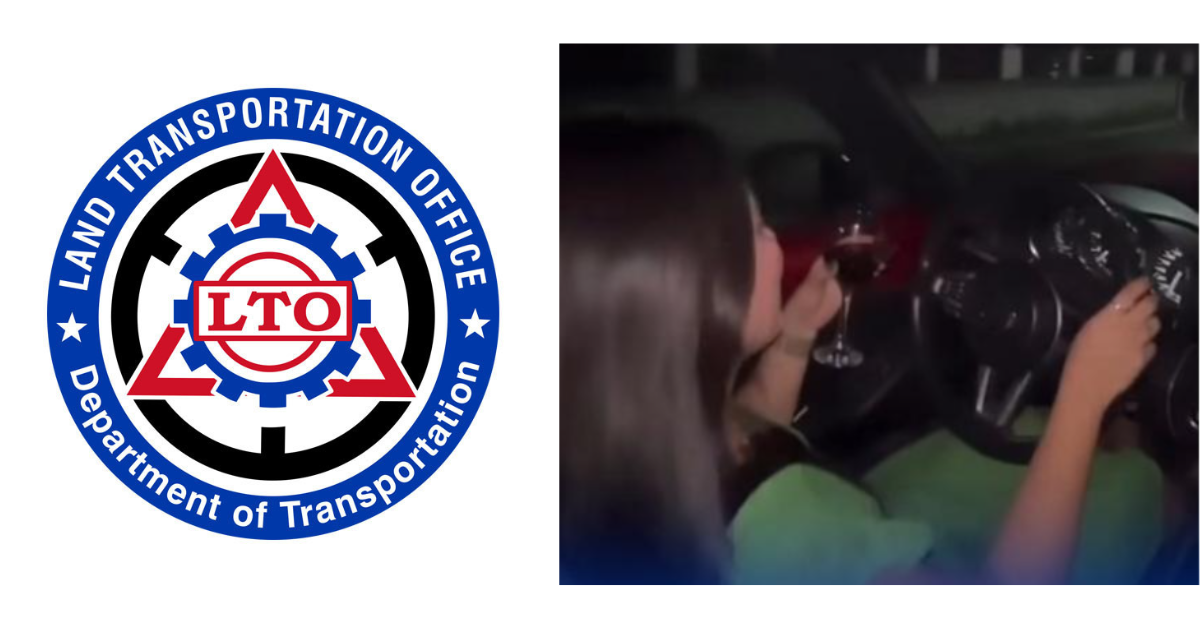 Wine habang nagda-drive? Motorista, pinatawan ng 90-day suspension!