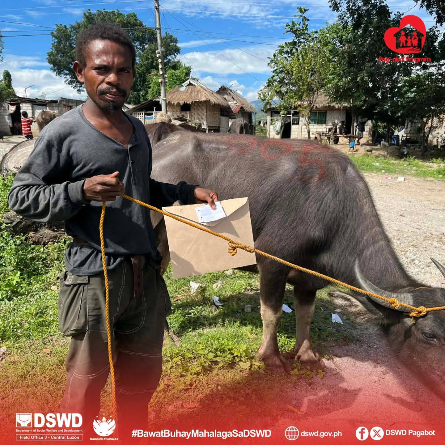 Tingnan: DSWD, namahagi ng kalabaw at kariton na pangkabuhayan sa mga aeta sa Pampanga at Tarlac