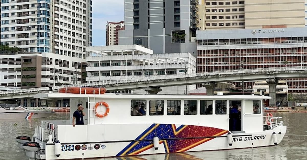 Bagong eco-friendly ferry ilulunsad para solusyonan trapik at polusyon sa Metro Manila