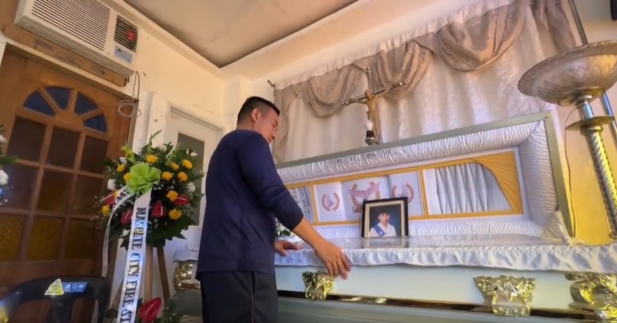 Habang sumasagip ng iba, fire officer hindi nailigtas ang anak sa pananalasa ni Opong