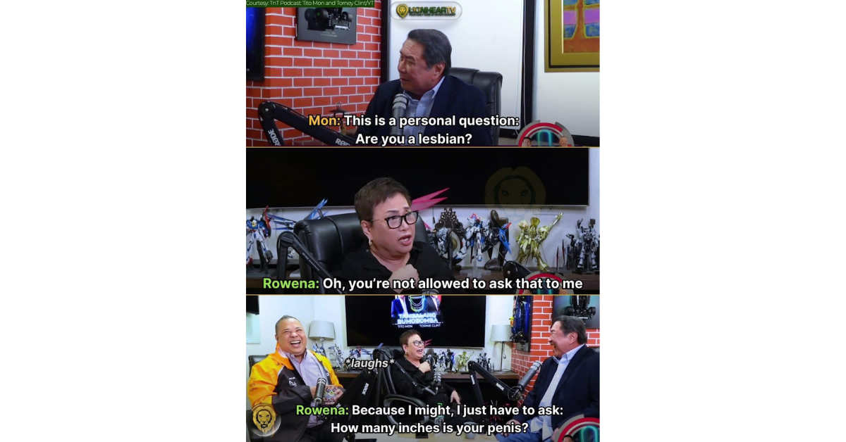 Mon Tulfo asks if Guanzon is a lesbian; Guanzon rebuts how long is his…