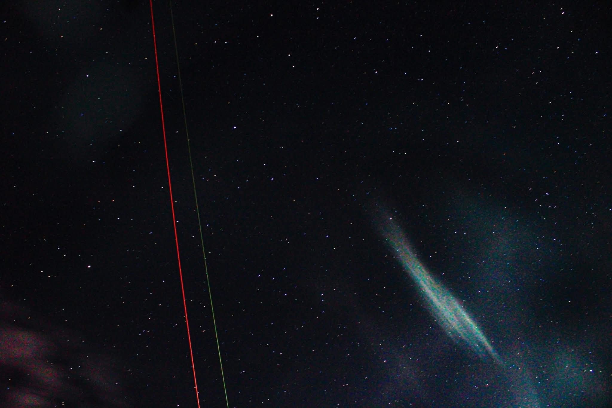 Nakakamanghang guhit ng liwanag, namataan sa kalangitan ng Capiz