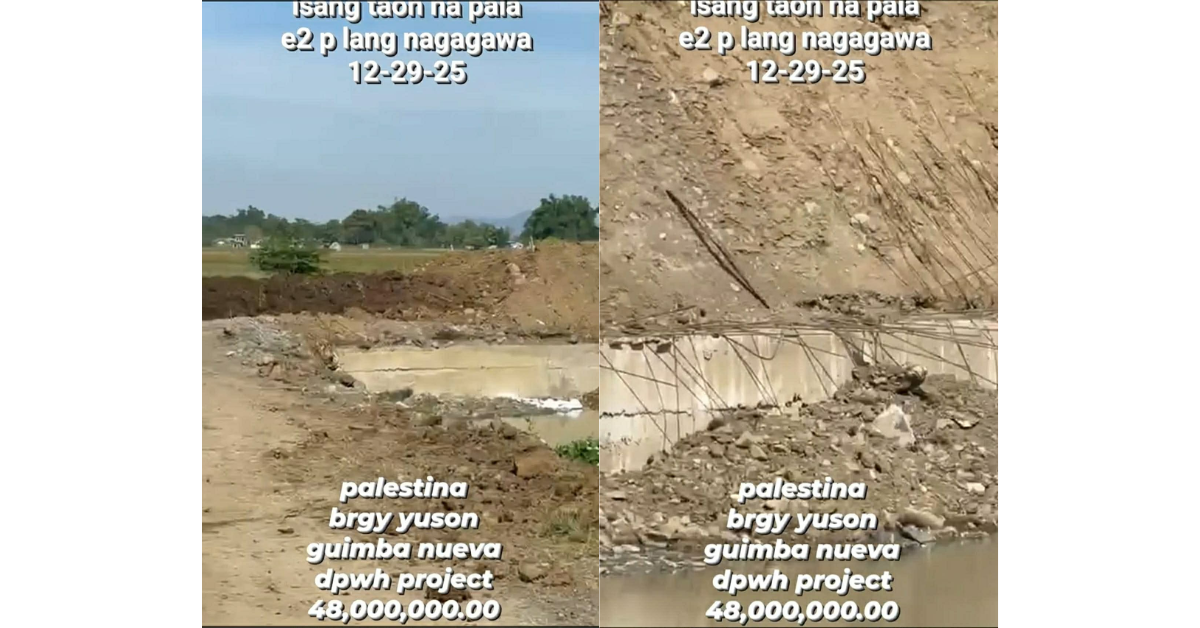 In Guimba, Nueva Ecija a ₱48-Million Flood Control Project Exists—but Progress Doesn’t