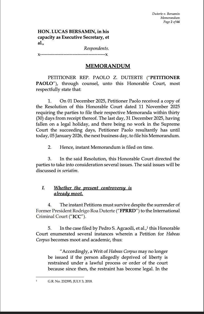 Rep. Pulong Duterte urges SC to halt ICC cooperation — Can international justice stay impartial?