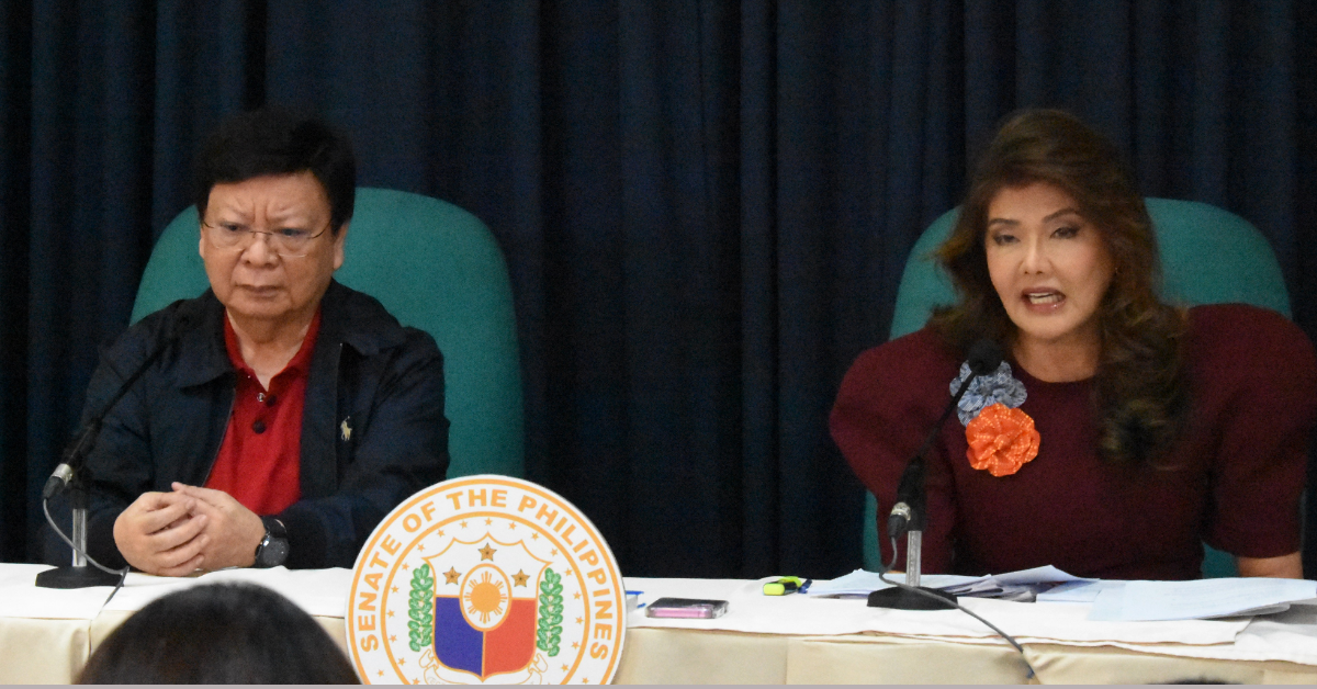 Imee Marcos, Marcoleta deny being Lacson’s ‘shut the f-up’ targets