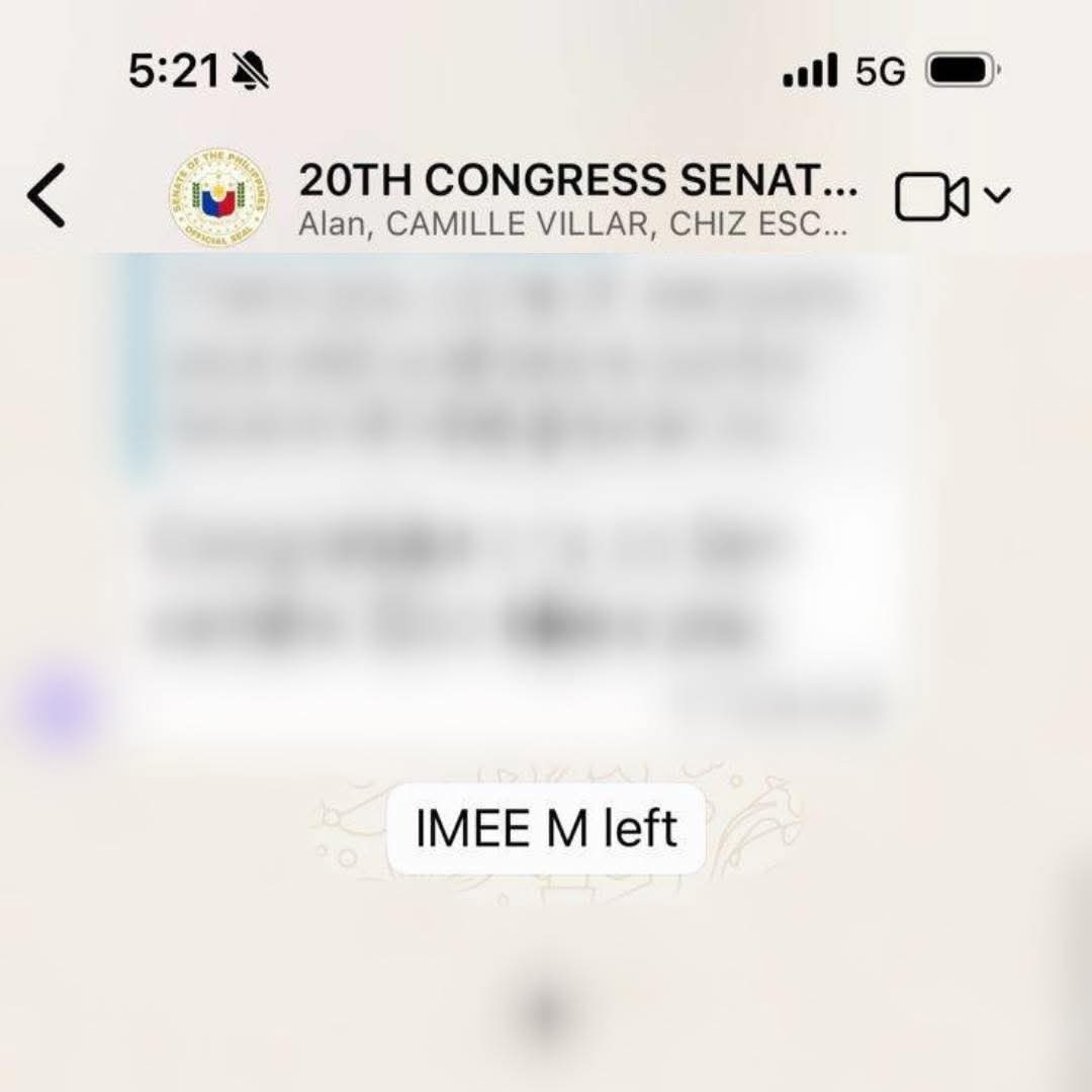 Imee Marcos left the group! Senadora naglabas ng sama ng loob sa diumano’y panggigipit at siraan sa Senado
