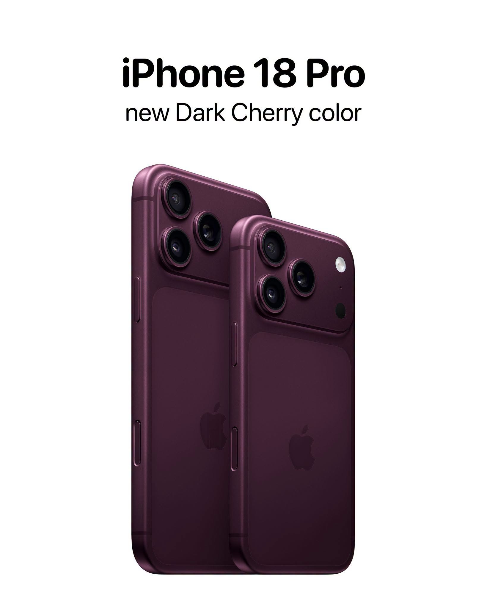 iPhone 18 Pro leaks reveal 'Dark Cherry' — Apple’s boldest color yet
