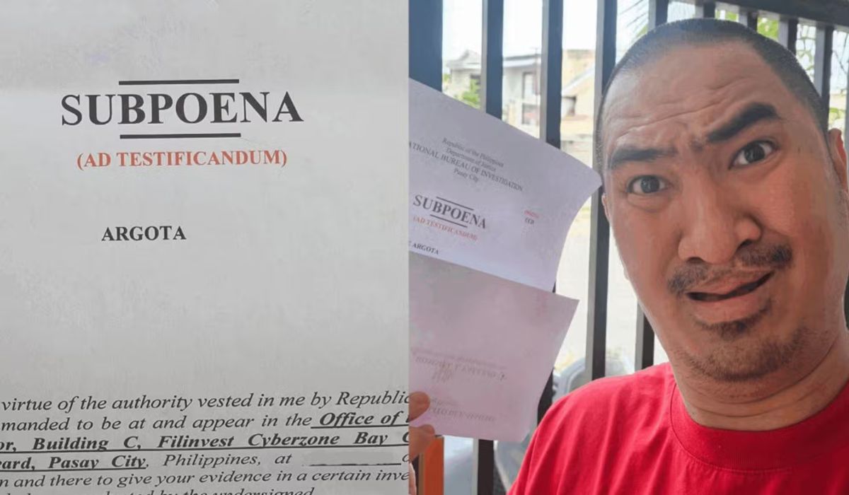 Jack Argota, sinilbihan ng subpoena ng NBI—ano ang susunod na mangyayari?