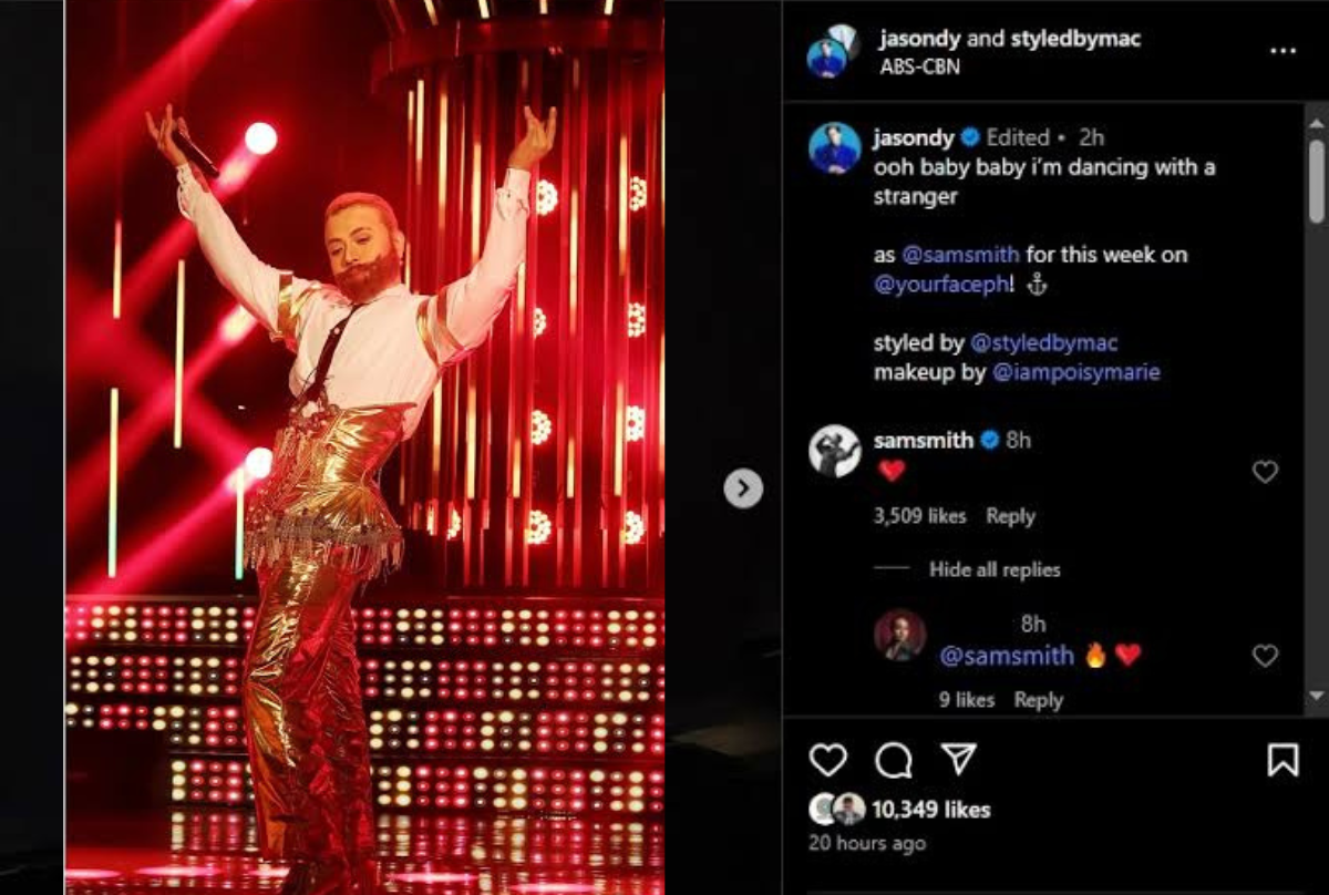 Sam Smith, napa-wow sa impersonation ni Jason Dy sa ‘Your Face Sounds Familiar’