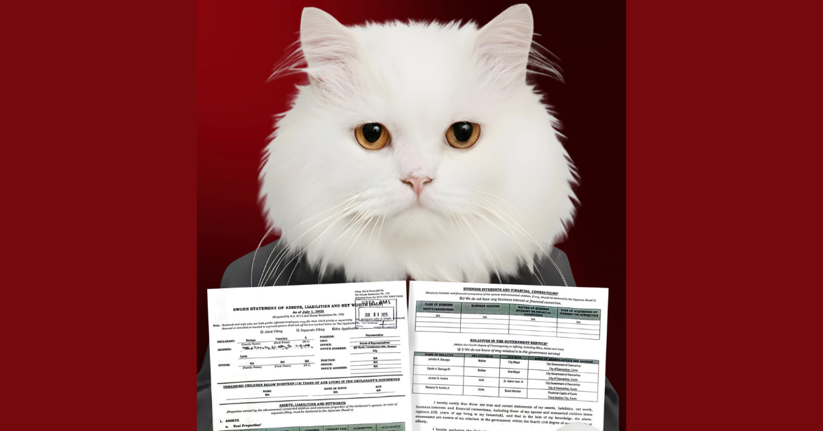 ‘Congressmeow’ Kiko Barzaga, nag-post ng SALN gamit ang cat avatar