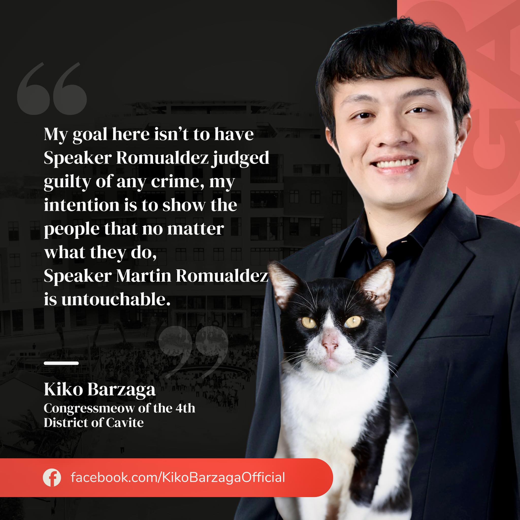 Congressman Barzaga, gustong pa-imbestigahan si Romualdez matapos i-anunsyo ang pag-atras ng suporta rito