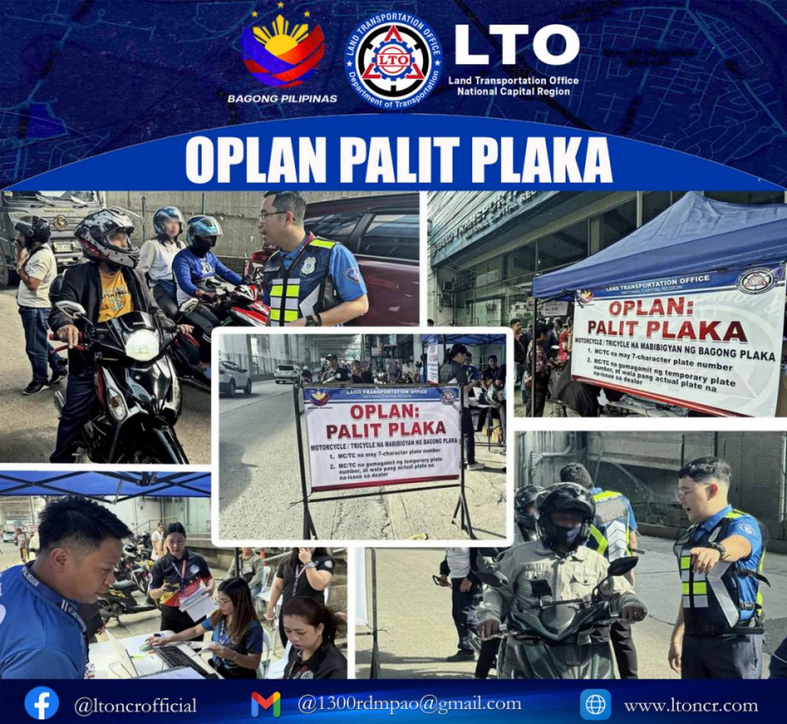 Good news! Oplan palit plaka, inilunsad ng LTO-NCR